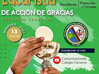 EUCARISTÍA DE ACCIÓN DE GRACIAS 