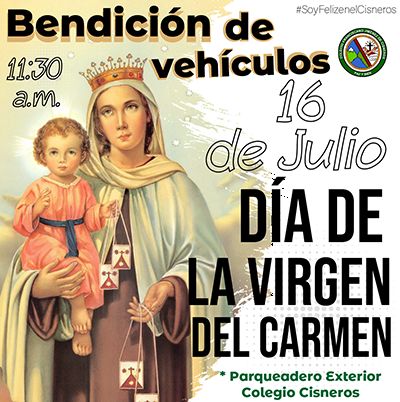 CELEBRACIÓN DÍA DE LA VIRGEN DEL CARMEN: BENDICIÓN DE  VEHÍCULOS