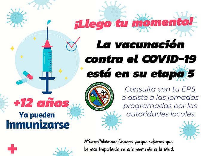 COVID-19: MENORES DE EDAD YA PUEDEN VACUNARSE