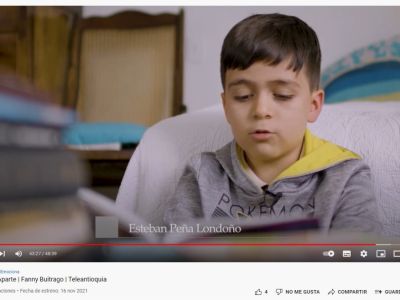 ESTUDIANTE CISNERISTA PARTICIPÓ EN HOMENAJE A ESCRITORA COLOMBIANA 