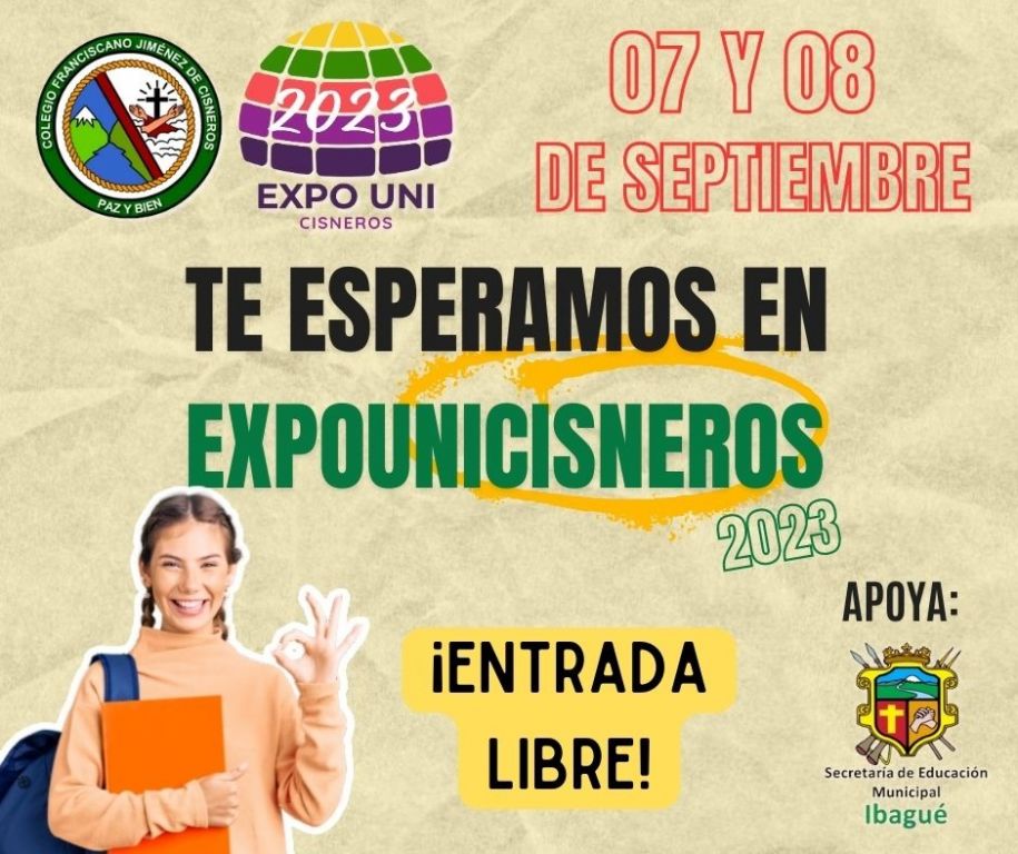 07 y 08 DE SEPTIEMBRE SE REALIZARÁ EXPOUNICISNEROS 2023