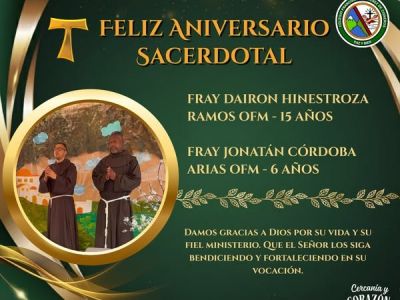 EXALTACIÓN AL XV Y VI ANIVERSARIO SACERDOTAL DE NUESTROS DIRECTIVOS CISNERISTAS 