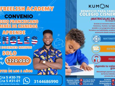 CONVENIOS QUE TRANSFORMAN LA EDUCACIÓN: COLEGIO CISNEROS - FREELISH ACADEMY Y KUMON 