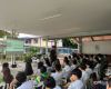 ESTUDIANTES RECIBIERON CAPACITACIÓN DE LA ESCUELA DE PREVENCIÓN DE LA POLICÍA NACIONAL