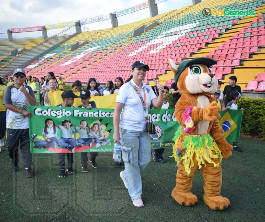 EL COLEGIO CISNEROS DIJO PRESENTE EN LA INAUGURACIÓN DE LOS JUEGOS INTERCOLEGIADOS
