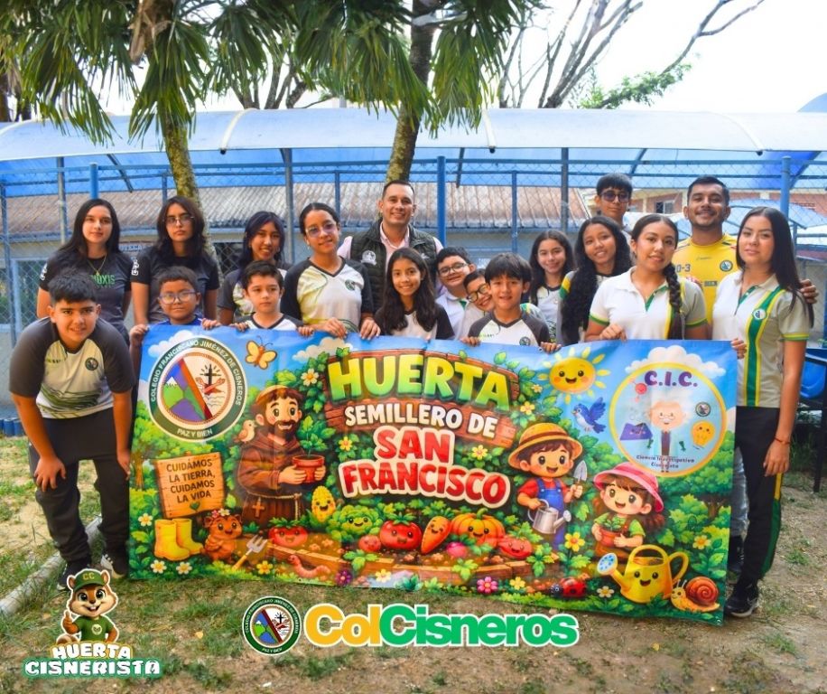 Nuestra Huerta Escolar Cisnerista: sembrando aprendizajes para cuidar la Casa Común 🌱