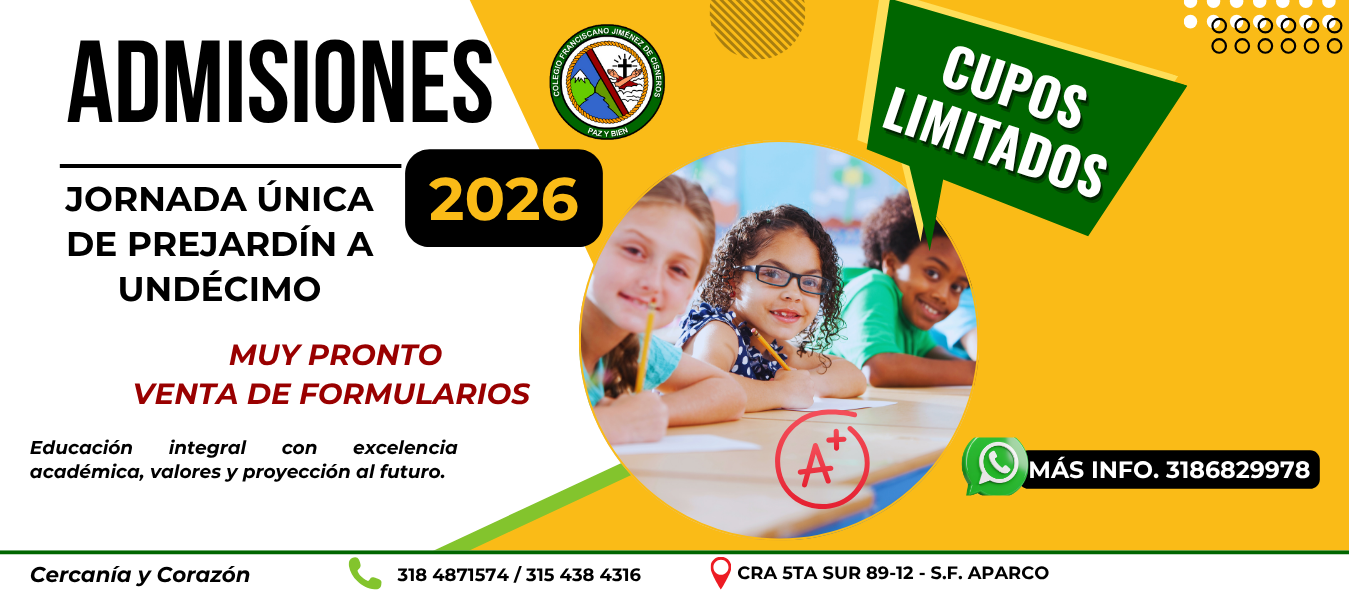 ADMISIONES 2026